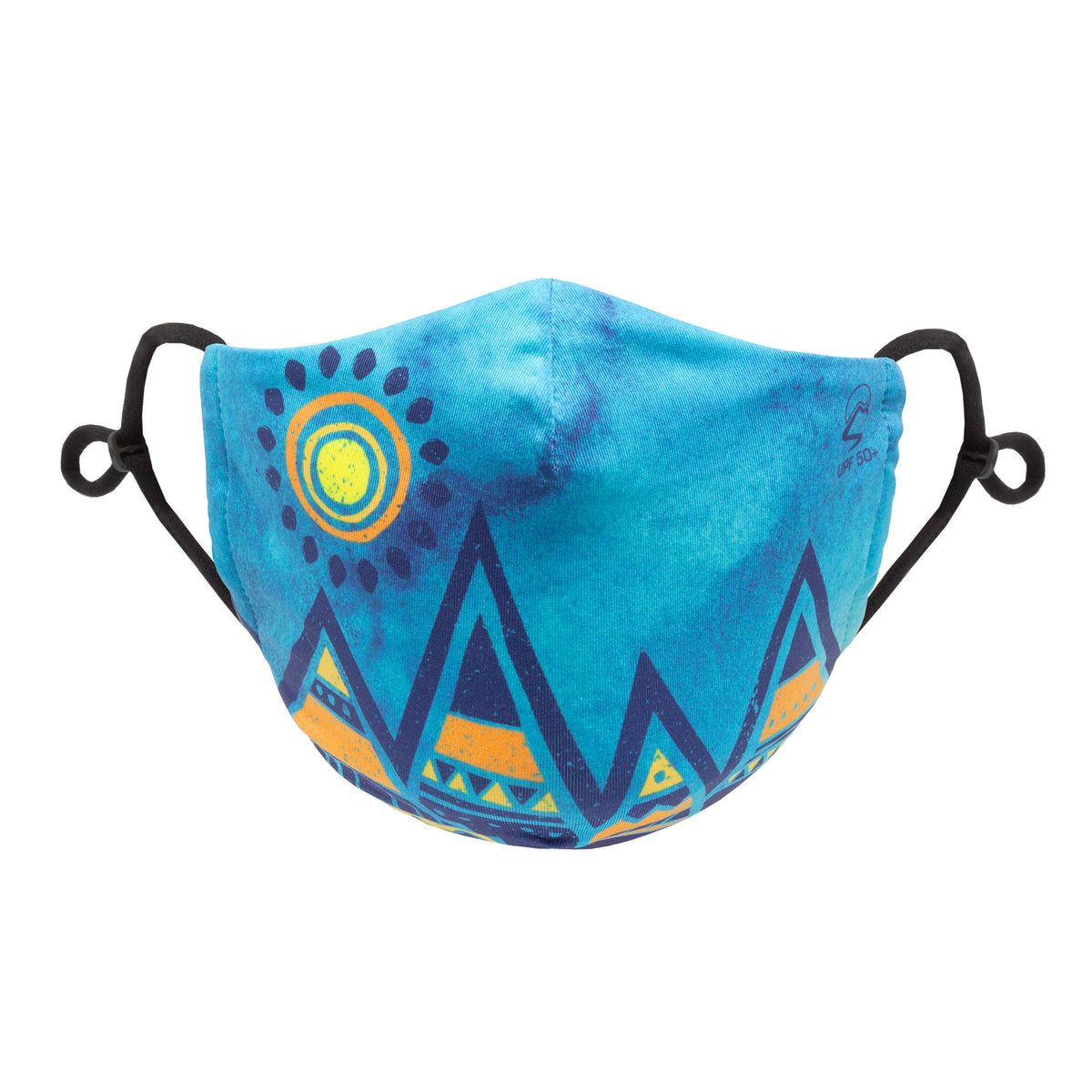 Geo Mountains Face Mask