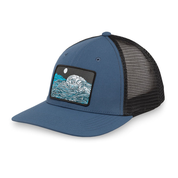 Charcoal/columbia Blue Seattle Seahawks Trucker Hat -   in 2023