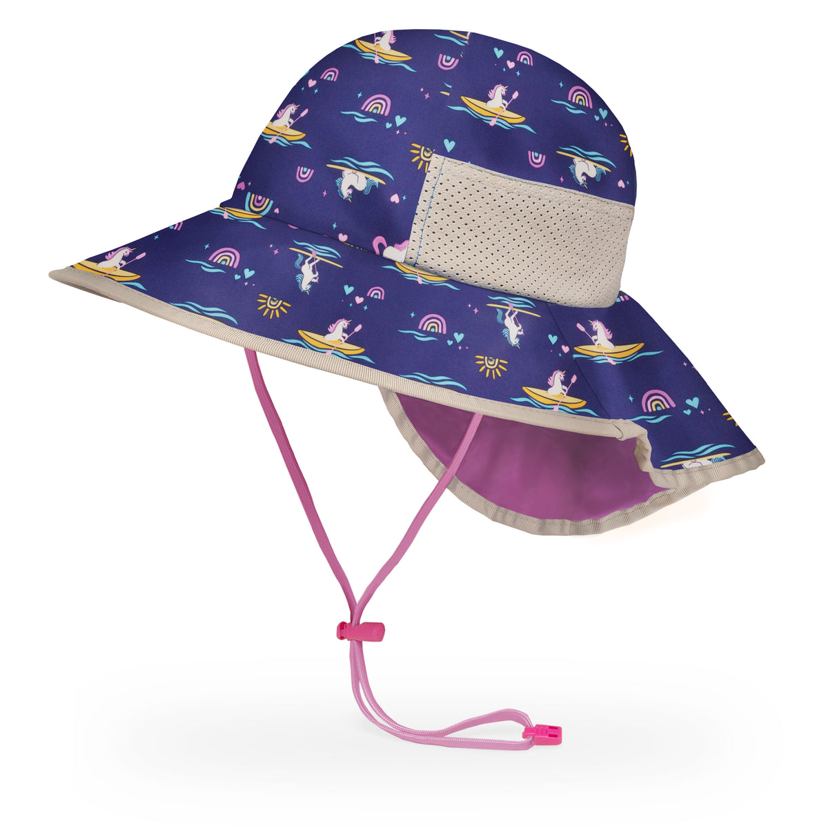 Toddler Sun Hat UPF 50 Sun Protection Fishing Hats for Boys  Girls,M(2-6y),Pink