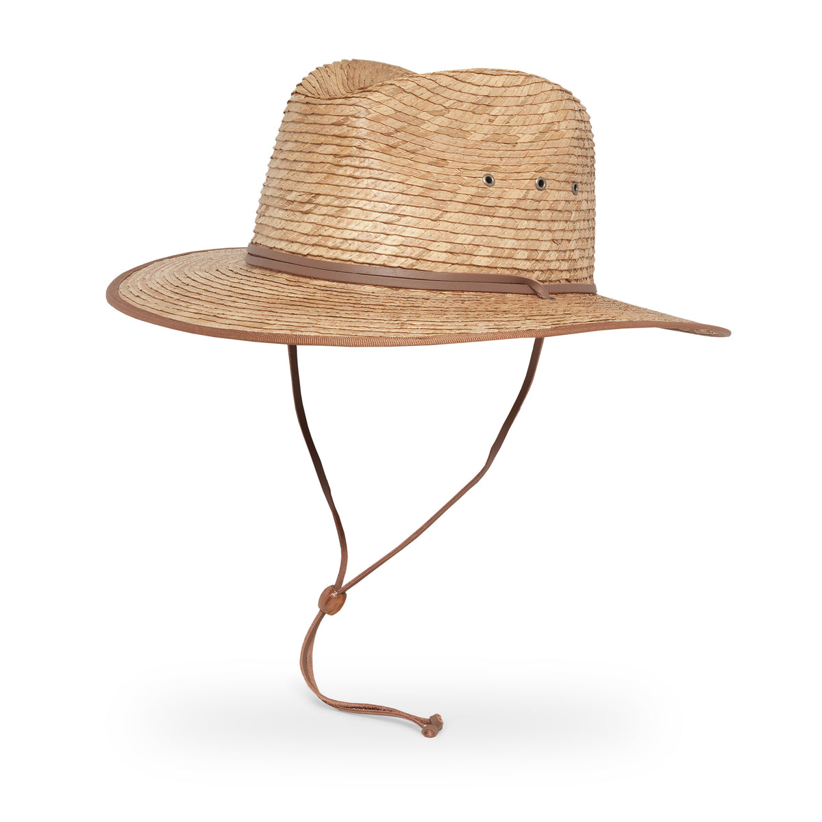 Round Top Straw Hat 8-Natural