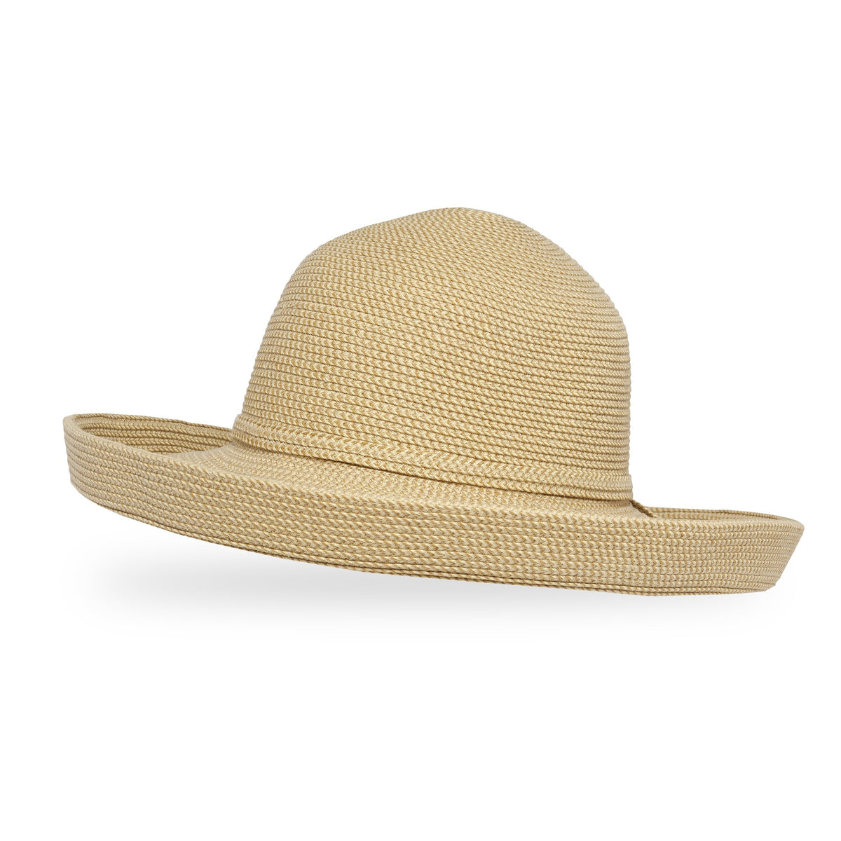 August Hats Colorblock Fedora, Natural/Navy, One Size