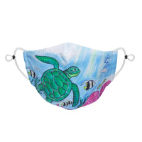 Kids' Sea Turtle Face Mask - SEA TURTLE*TRUCKER