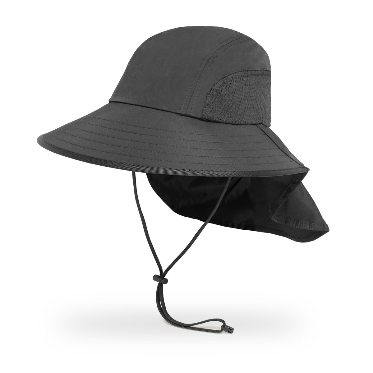 Sunday Afternoons Vantage Point Trucker Hat - Breathable Mesh Cap With Sunglass Lock & Crushable Brim